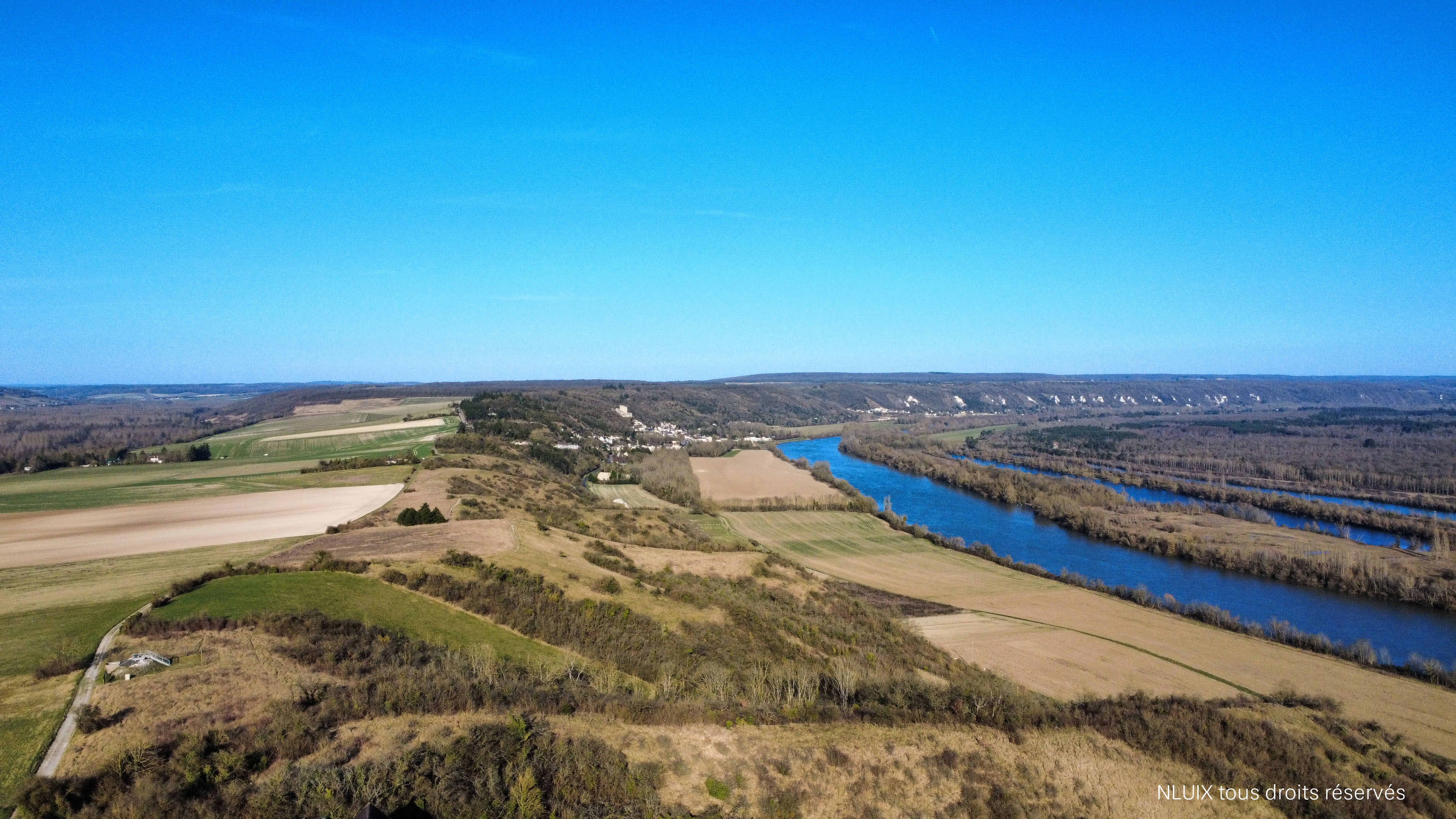 Photo de la Seine dans le Vexin.