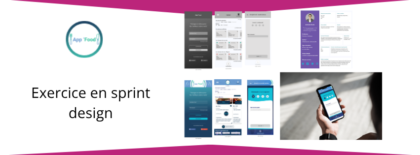 Mockup de l'application mobile